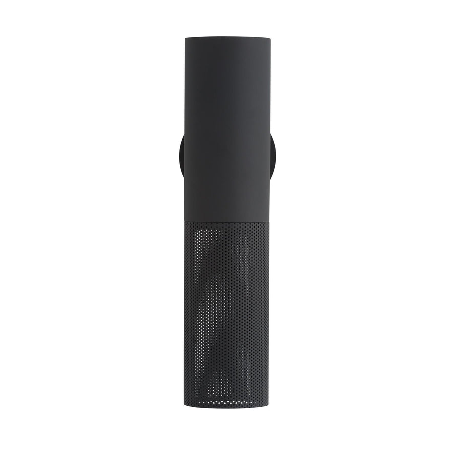 Punch Small Outdoor Sconce-Marine Grade Matte Black