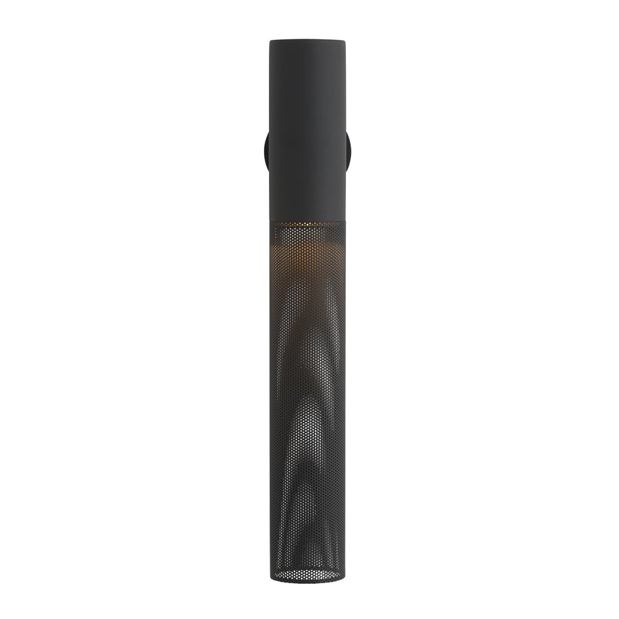 Punch Large Outdoor Sconce-Marine Grade Matte Black