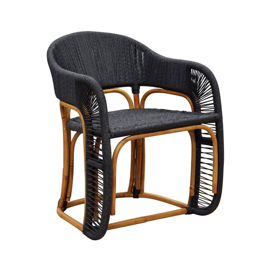 Glen Ellen Arm Chair-Black