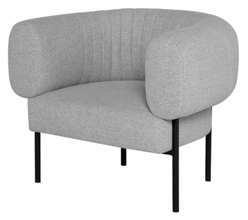 Reina Occasional Chair-Grey Linen - Maison Vogue