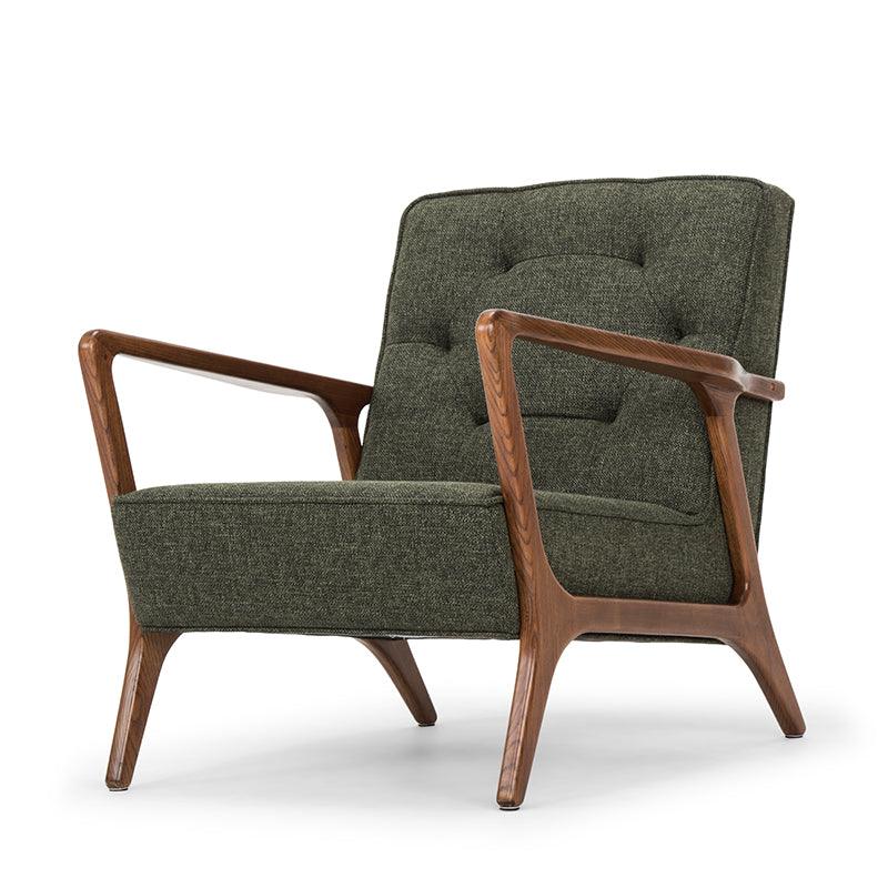 Eloise Occasional Chair-Hunter Green Tweed - Maison Vogue