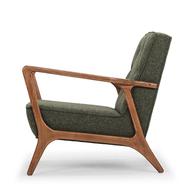 Eloise Occasional Chair-Hunter Green Tweed - Maison Vogue