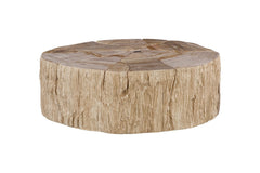 Converge Petrified Coffee Table, Rough, Cream
