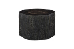 Chaka Petrified Coffee Table, Rough, Black, Large
