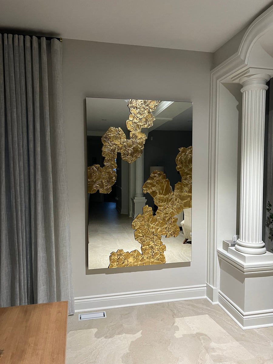 Nuvole Gold Mirror