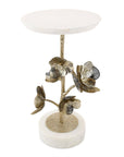 Golden Camellia Accent Table