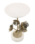 Golden Camellia Accent Table