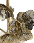 Golden Camellia Accent Table