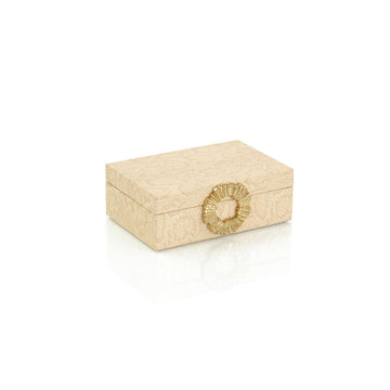 Dazzle Vegan Snakeskin Box Small
