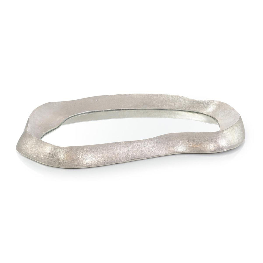 Cresting Reflections Tray, Large Nickel