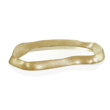 Cresting Reflections Tray, Large Gold