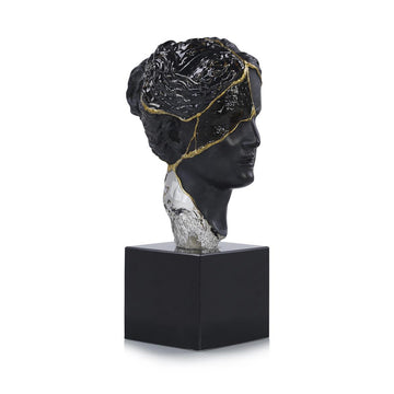 Fragmented Bust on Marble Base