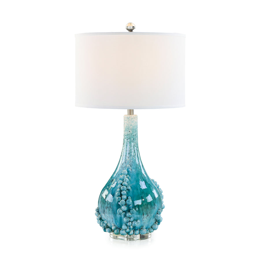 Bubbling Blue Table Lamp