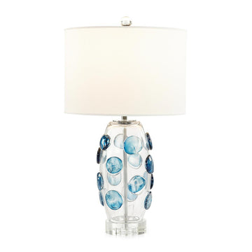 Cerulean Spots Table Lamp