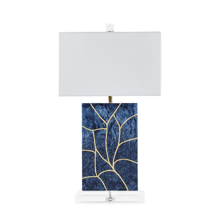 Astilla Table Lamp, Blue