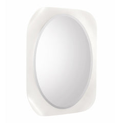 Silver Forma Mirror - Maison Vogue