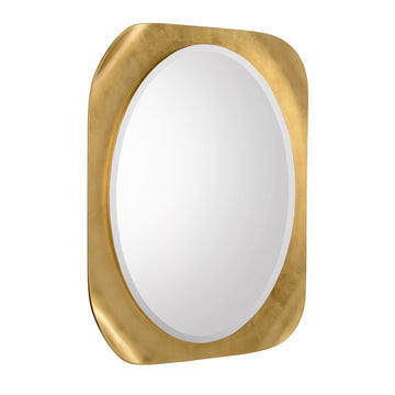 Gold Forma Mirror - Maison Vogue
