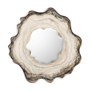 Dirillo Mirror, Grey Agate