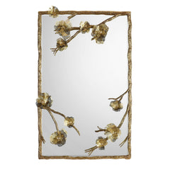 Golden Camellia Mirror