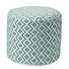 Osbourne Pouf-Blue Surf - Maison Vogue