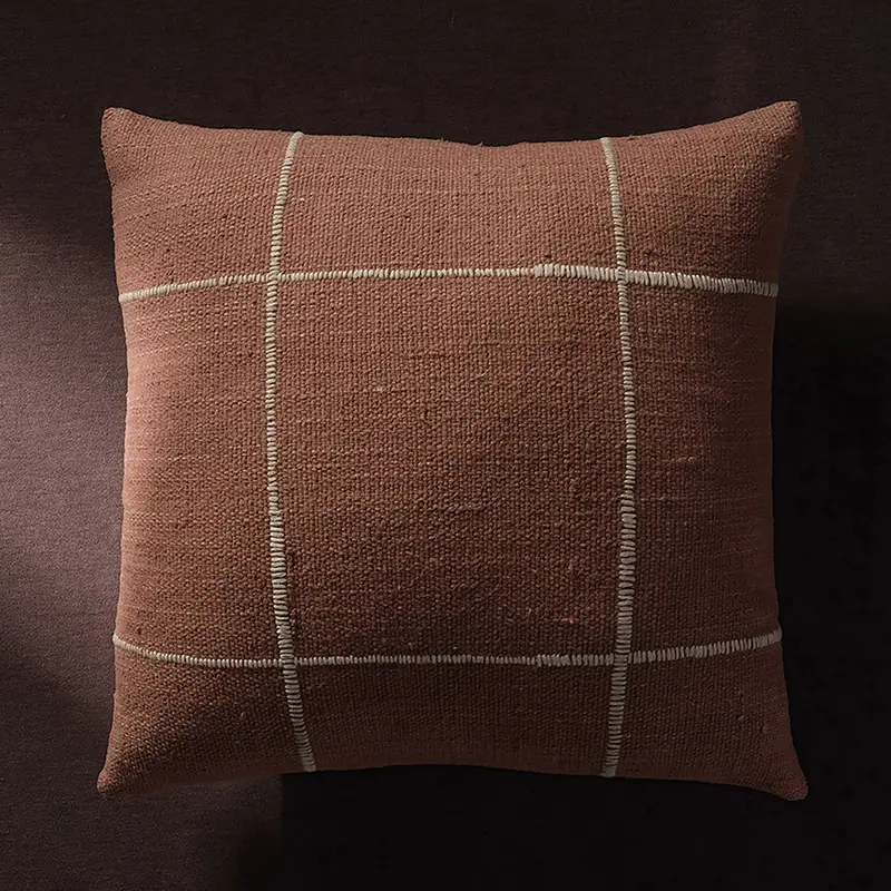 Najma Pillow-Warm Taupe