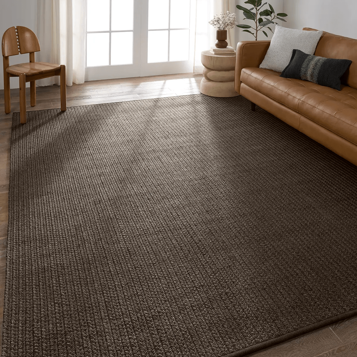 Iver Rug-Espresso - Maison Vogue