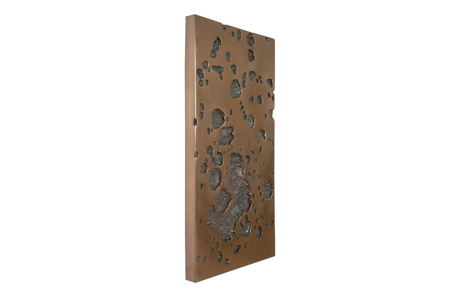 Splotch Wall Art Rectangle, Bronze Finish II - Maison Vogue