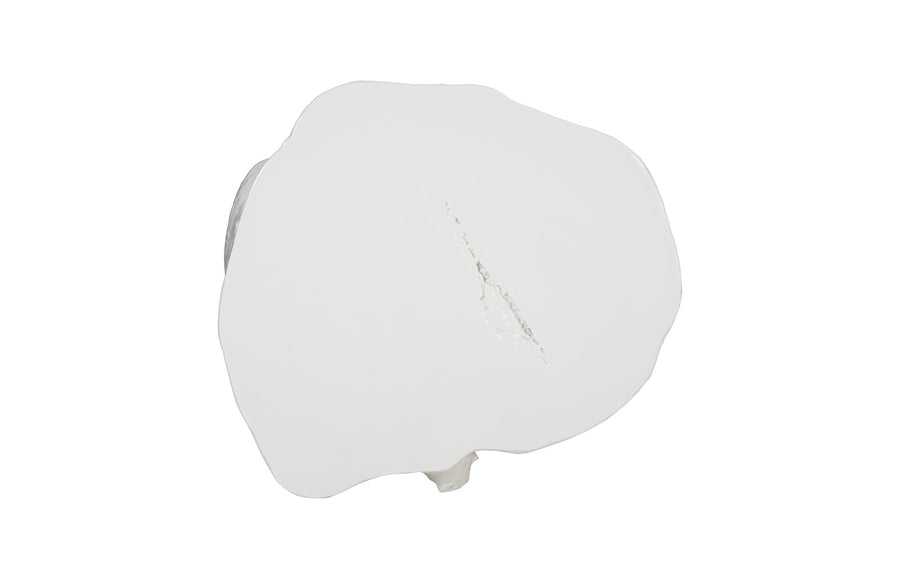 Log Stool, Gel Coat White, LG