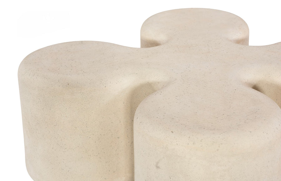 Clover Coffee Table Roman Stone