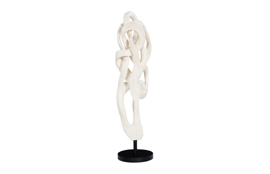 Cast Dancing Sculpture, Passé, Faux Bleached