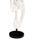 Cast Dancing Sculpture, Passé, Faux Bleached