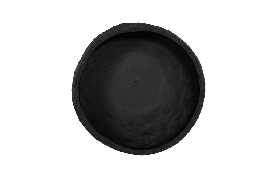 Crater Planter, Black Stone