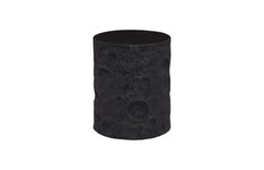Crater Side Table, Black Stone