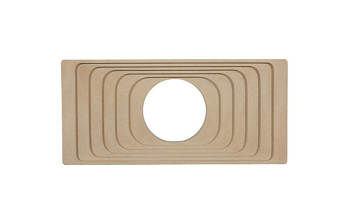 Centered Console Table, Sand Dune