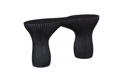 Cadence Console Table, Black Stone