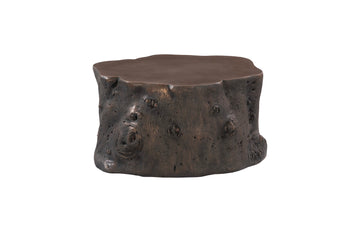 Log Coffee Table Bronze