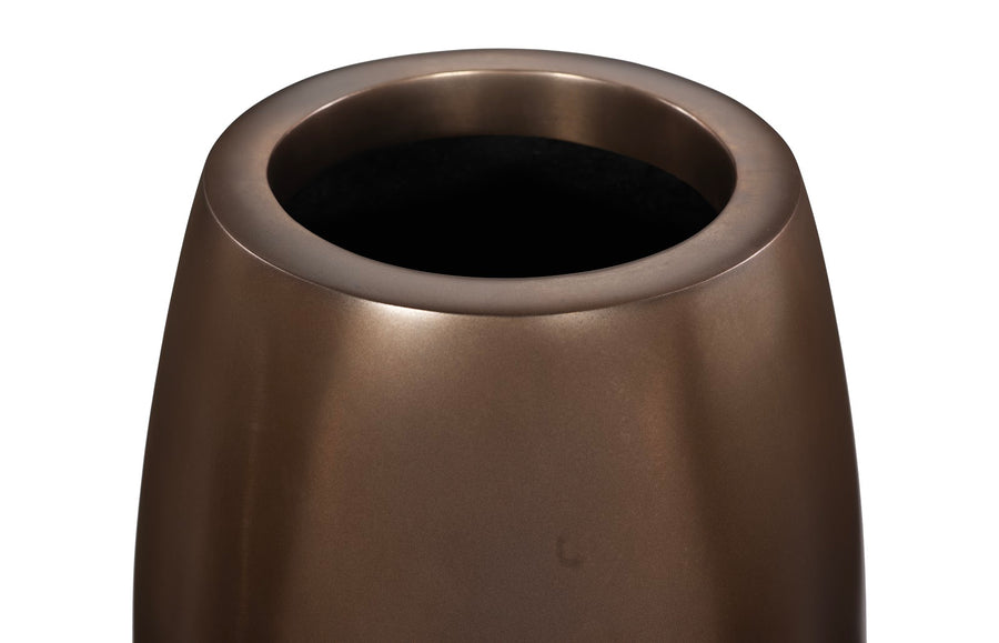 Elonga Planter Polished Bronze, SM