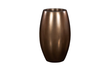 Elonga Planter Polished Bronze, SM