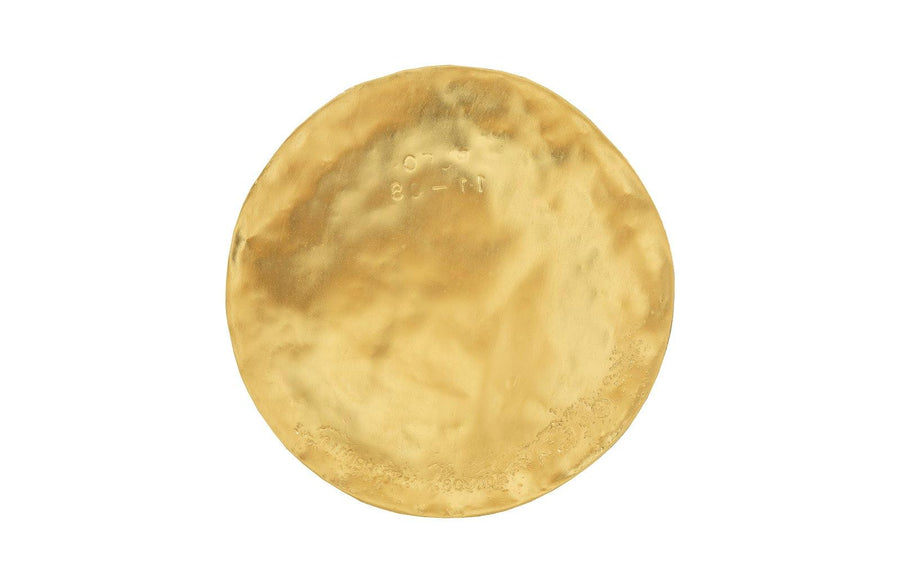 Cast Oil Drum Wall Discs Gold Leaf, Set of 4 - Maison Vogue