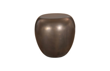 River Stone Side Table Bronze