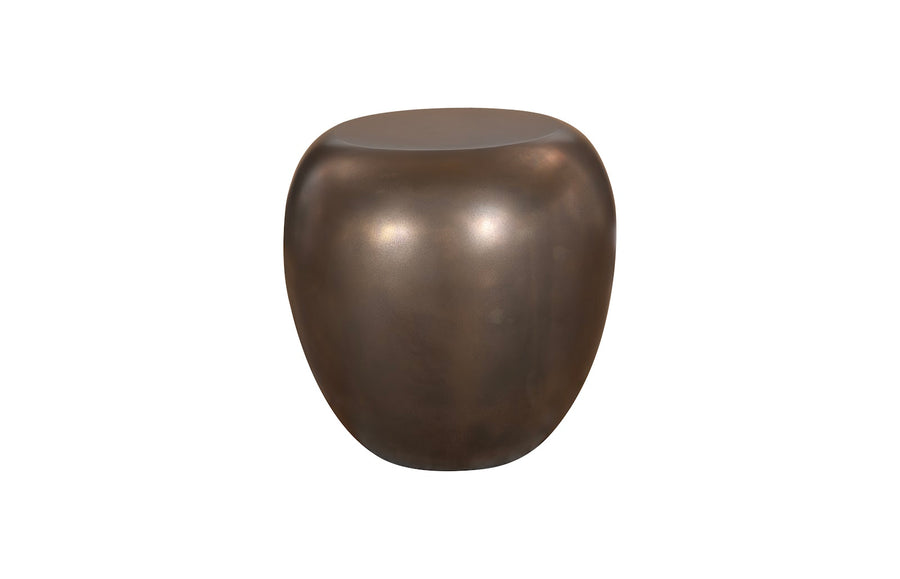 River Stone Side Table Bronze