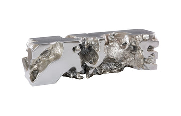 Freeform Bench Silver Leaf