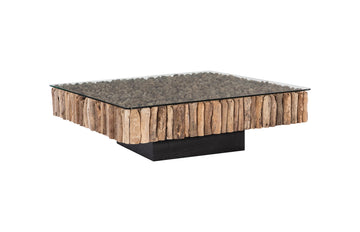 Manhattan Coffee Table Square, with Glass