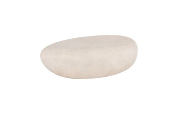 River Stone Coffee Table Small, Roman Stone Finish