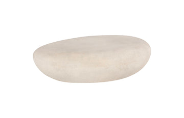 River Stone Coffee Table Large, Roman Stone Finish