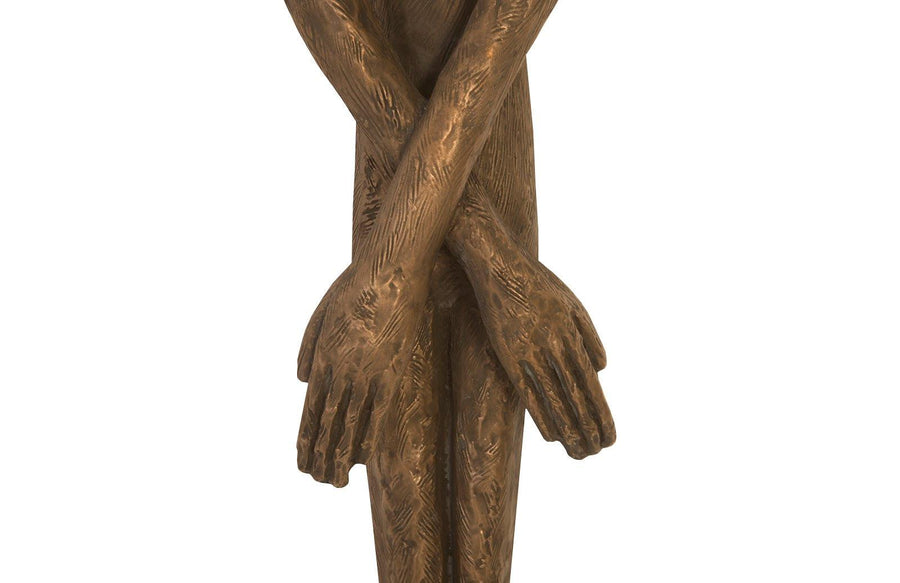 Lloyd Wall Sculpture Resin, Bronze Finish - Maison Vogue