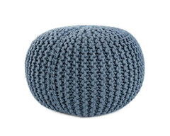 Asilah Pouf-Blue Mirage - Maison Vogue