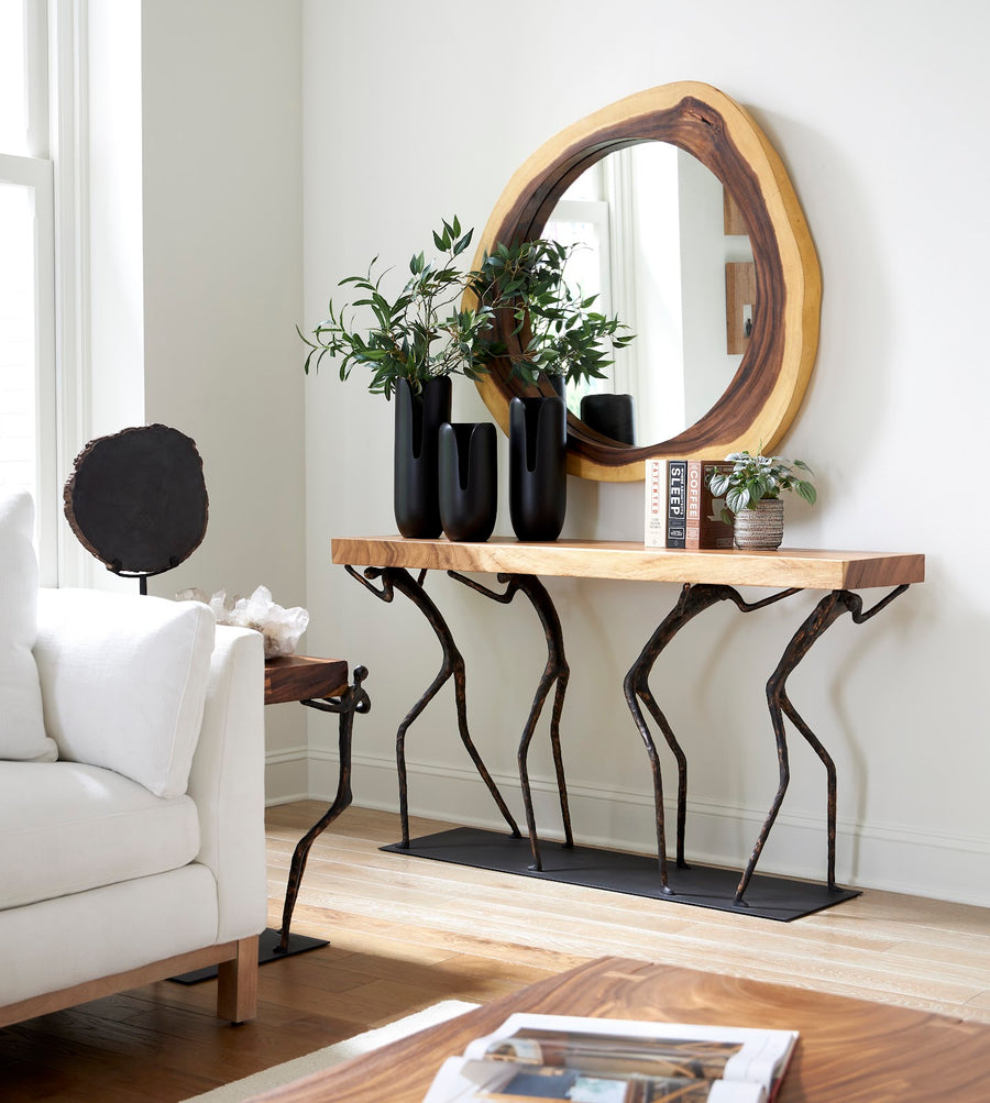 Atlas Small Natural Console Table