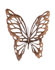 Butterfly Wall Art, SM, Copper/Black, Metal