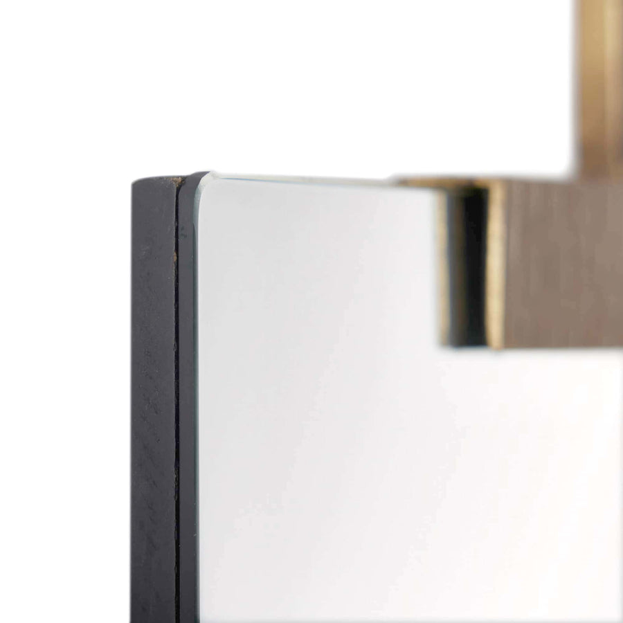 Princeton Mirror-Antique Brass